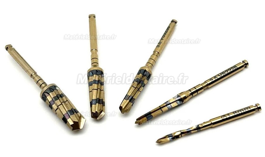 Kit fraise d'ostéodensification dentaire + forets pour élévation sinusale maxillaire implantaire (13 pièces/Set )